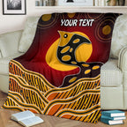personalised-premium-blanket-aboriginal-dot-patterns-fish