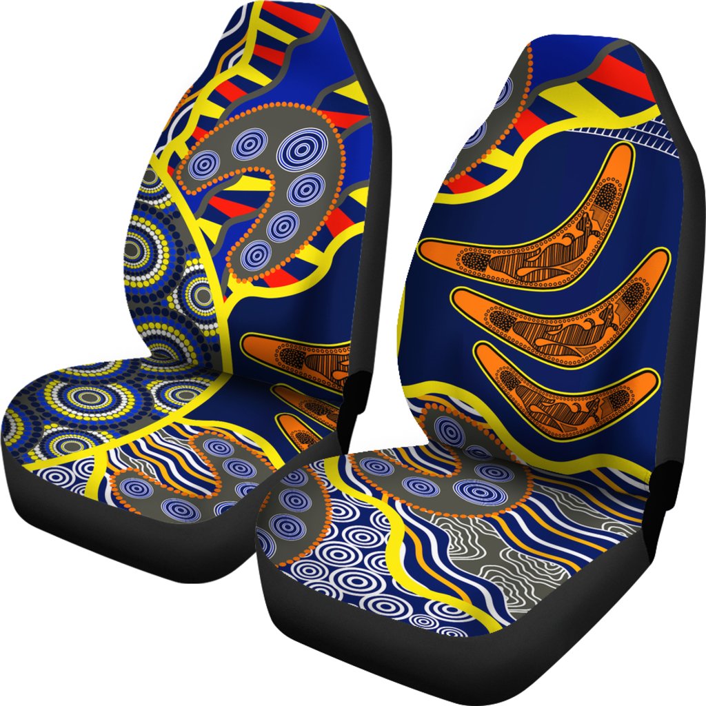 aboriginal-car-seat-covers-australian-boomerang-dot-painting-art