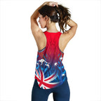 Racerback Tank - Aus Flag Tank Top Flame - Women - Vibe Hoodie