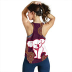Queensland Women Racerback Tank Indigenous Reds - Vibe Hoodie