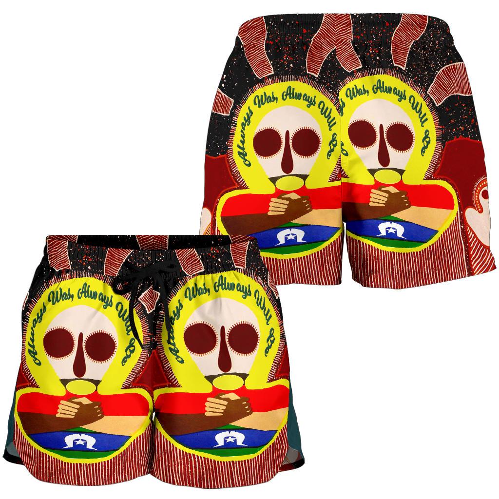 Aboriginal and Torres Strait Islander Women's Shorts - Naidoc Style - Vibe Hoodie