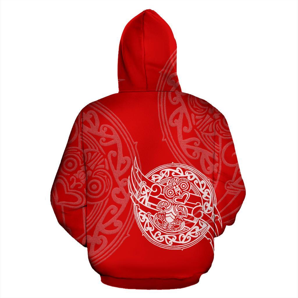 maori-tiki-new-zealand-hoodie-red