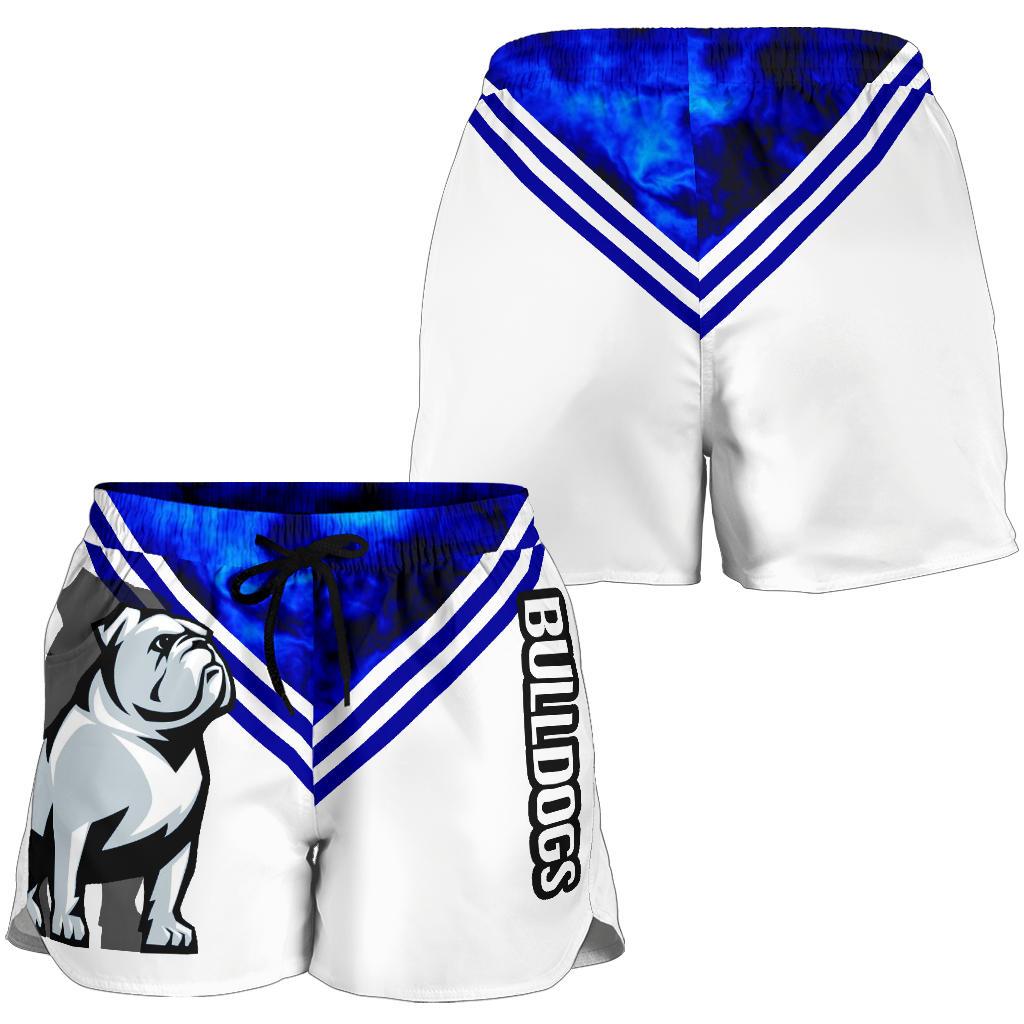 Bulldogs All Over Print Women's Shorts - Vibe Hoodie
