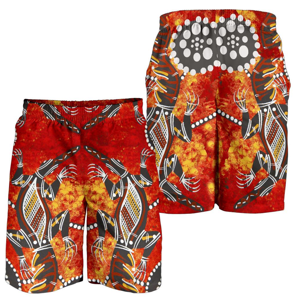 1staustrailia-crocodile-shorts-dot-painting-men