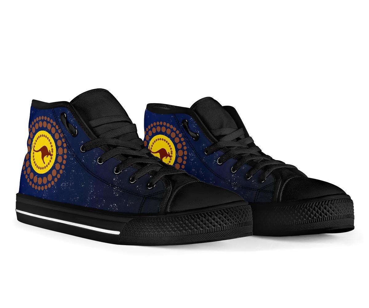 1staustralia-high-top-shoes-kangaroo-on-the-sun
