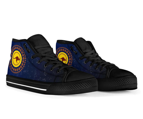 1staustralia-high-top-shoes-kangaroo-on-the-sun