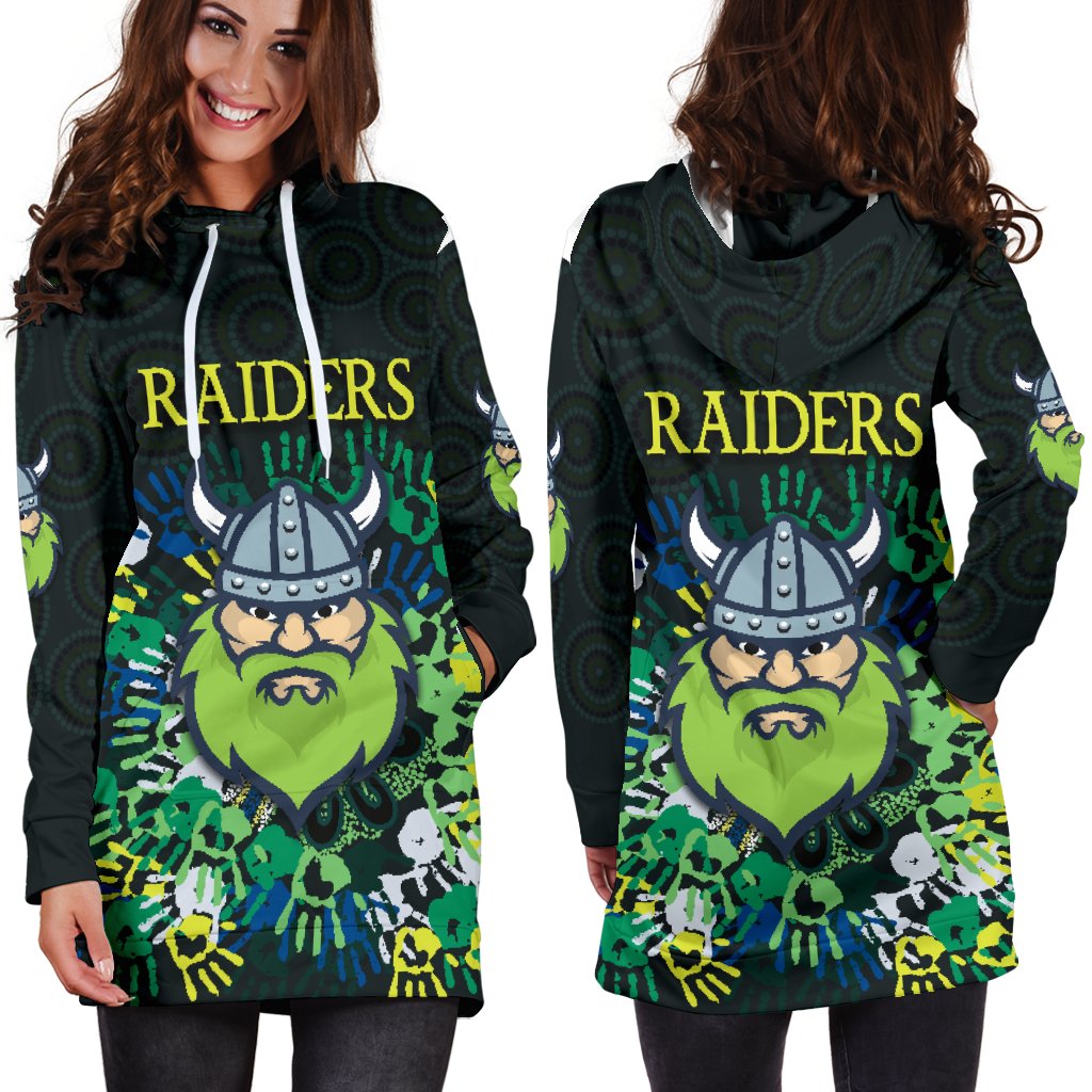 canberra-women-hoodie-dress-raiders-viking-simple-indigenous