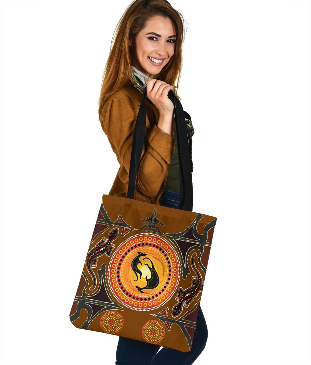 tote-bags-aboriginal-patterns-tote-bag-lizard-dot-painting