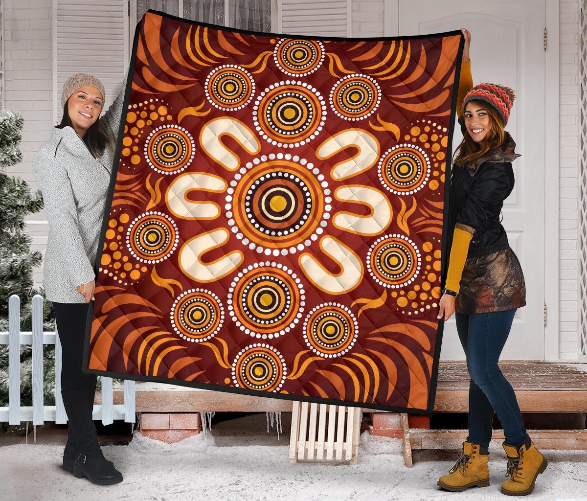 aboriginal-premium-quilt-circle-flowers-patterns-ver02