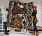 aboriginal-premium-quilt-indigenous-fish-and-snake