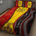aboriginal-quilt-bed-sets-dreamtime-koori-dance-dot-acrylic-paint