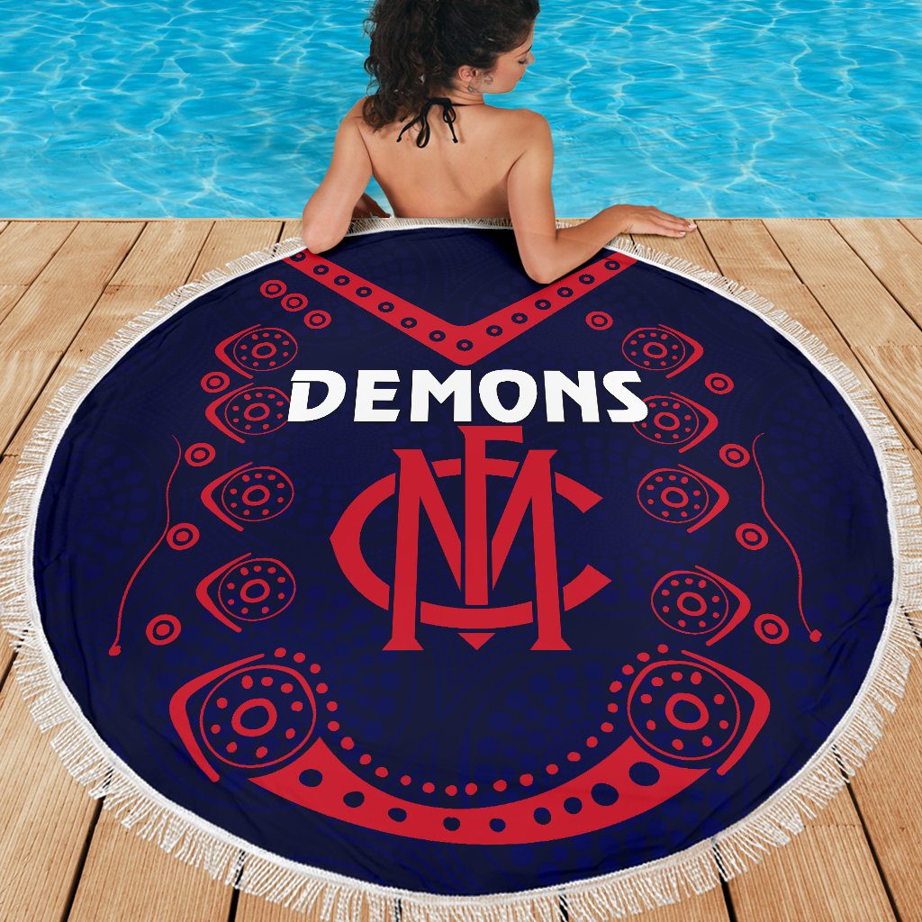 melbourne-demons-indigenous-beach-blanket-football