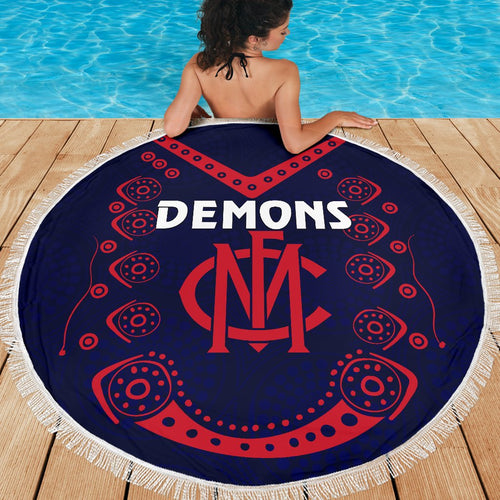 melbourne-demons-indigenous-beach-blanket-football