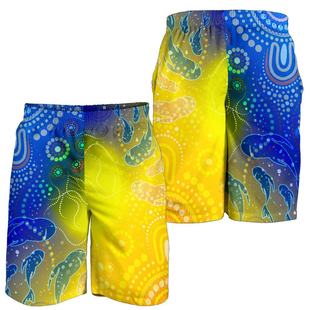 aboriginal-mens-shorts-indigenous-fishing