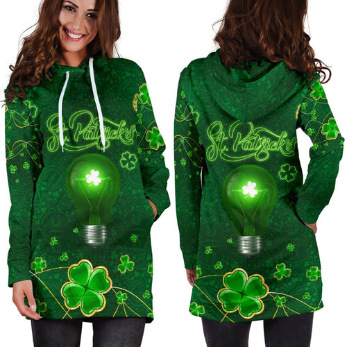 patricks-day-women-hoodie-dress-shamrock-vibes