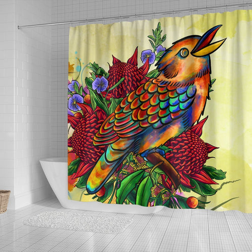 shower-curtain-australia-kookaburra-with-waratah