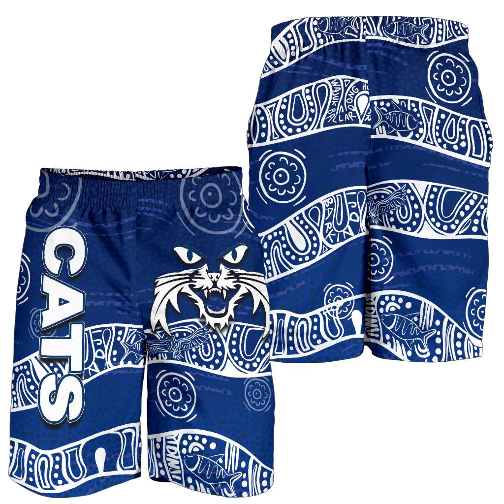 cats-all-over-print-mens-shorts-aboriginal