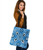tote-bag-indigenous-circle-dot-painting-blue-color