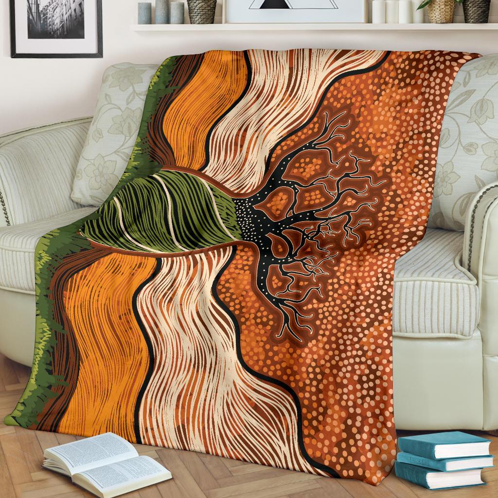 aboriginal-premium-blanket-indigenous-tree