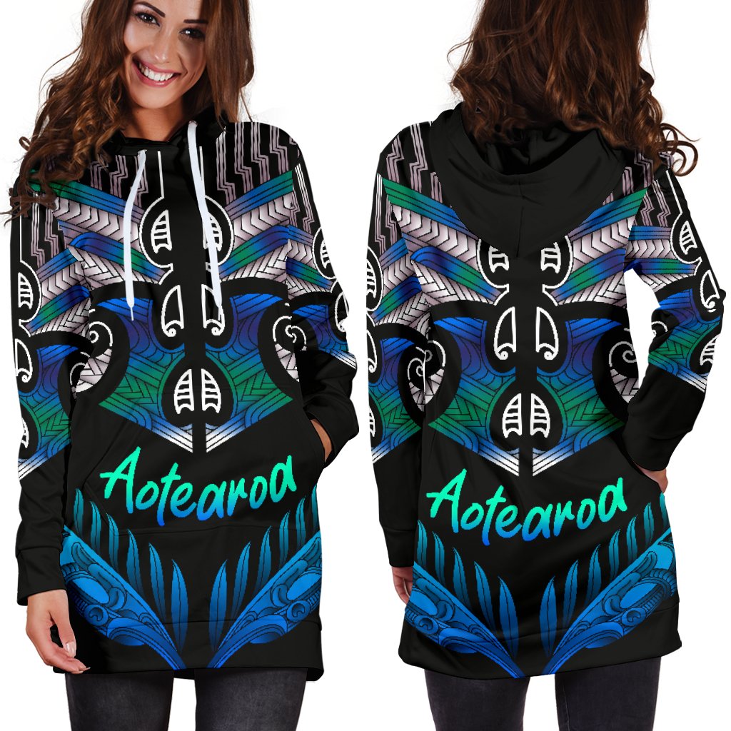 aotearoa-women-hoodie-dress-silver-fern-tangaroa