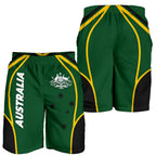 mens-shorts-australian-coat-of-arms-green-shorts
