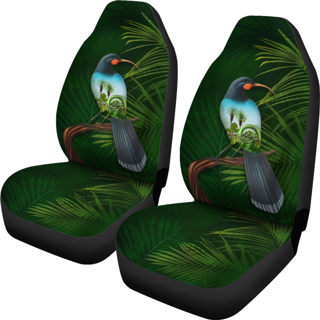 huia-bird-new-zealand-car-seat-covers