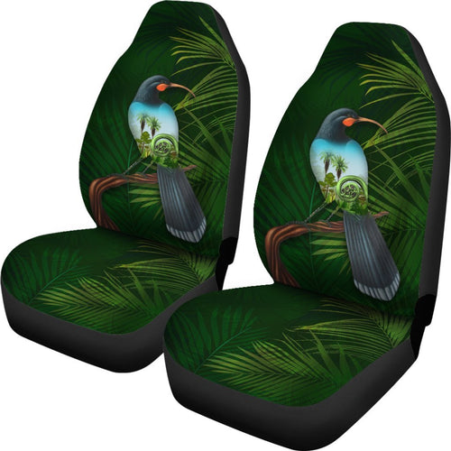 huia-bird-new-zealand-car-seat-covers