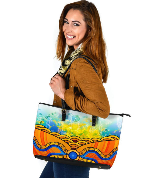 aboriginal-leather-tote-bag-australia-kangaroo-sky
