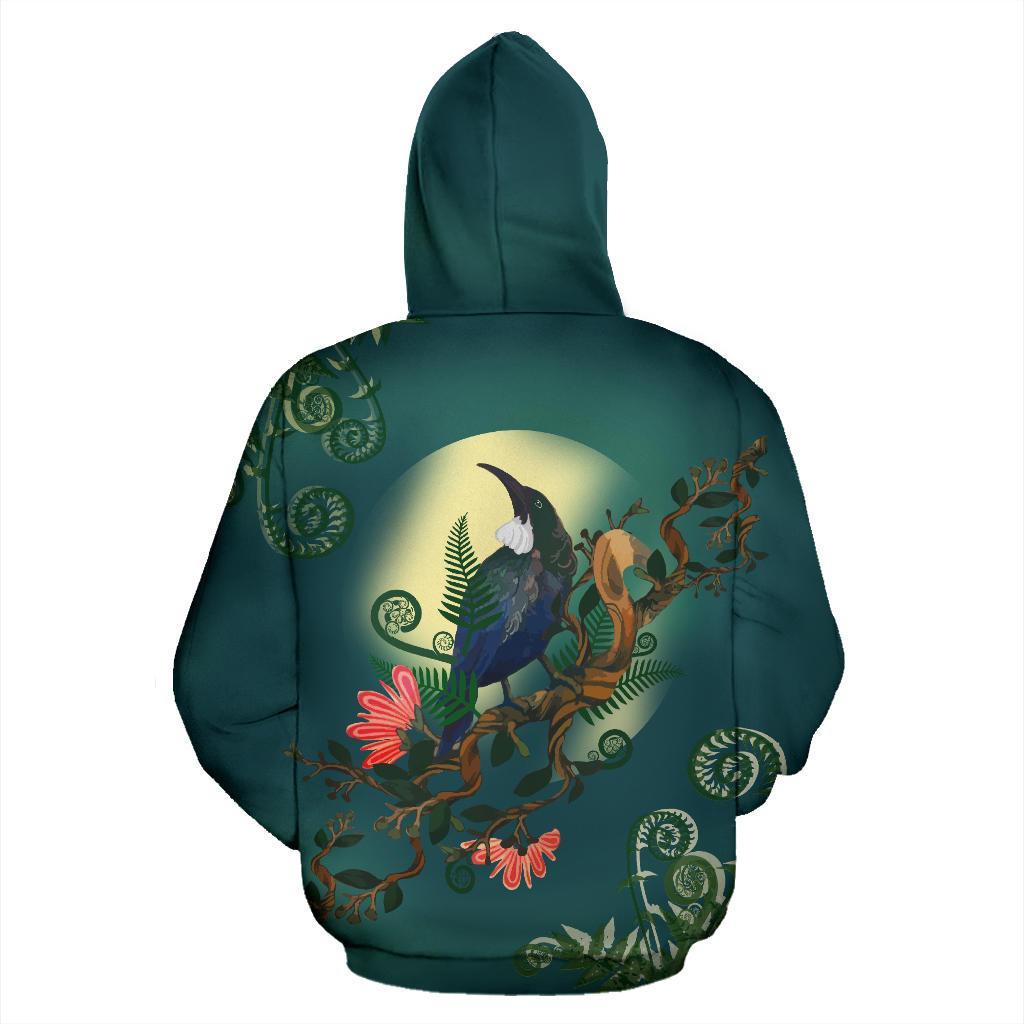 new-zealand-tui-bird-hoodie