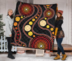 aboriginal-premium-quilt-australia-flower-aboriginal-art