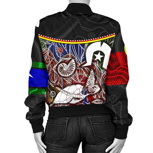 personalised-womens-bomber-kjacket-aboriginal-dot-in-naidoc-week-style