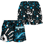 Sharks Indigenous Women's Shorts Minimalism Version - Vibe Hoodie