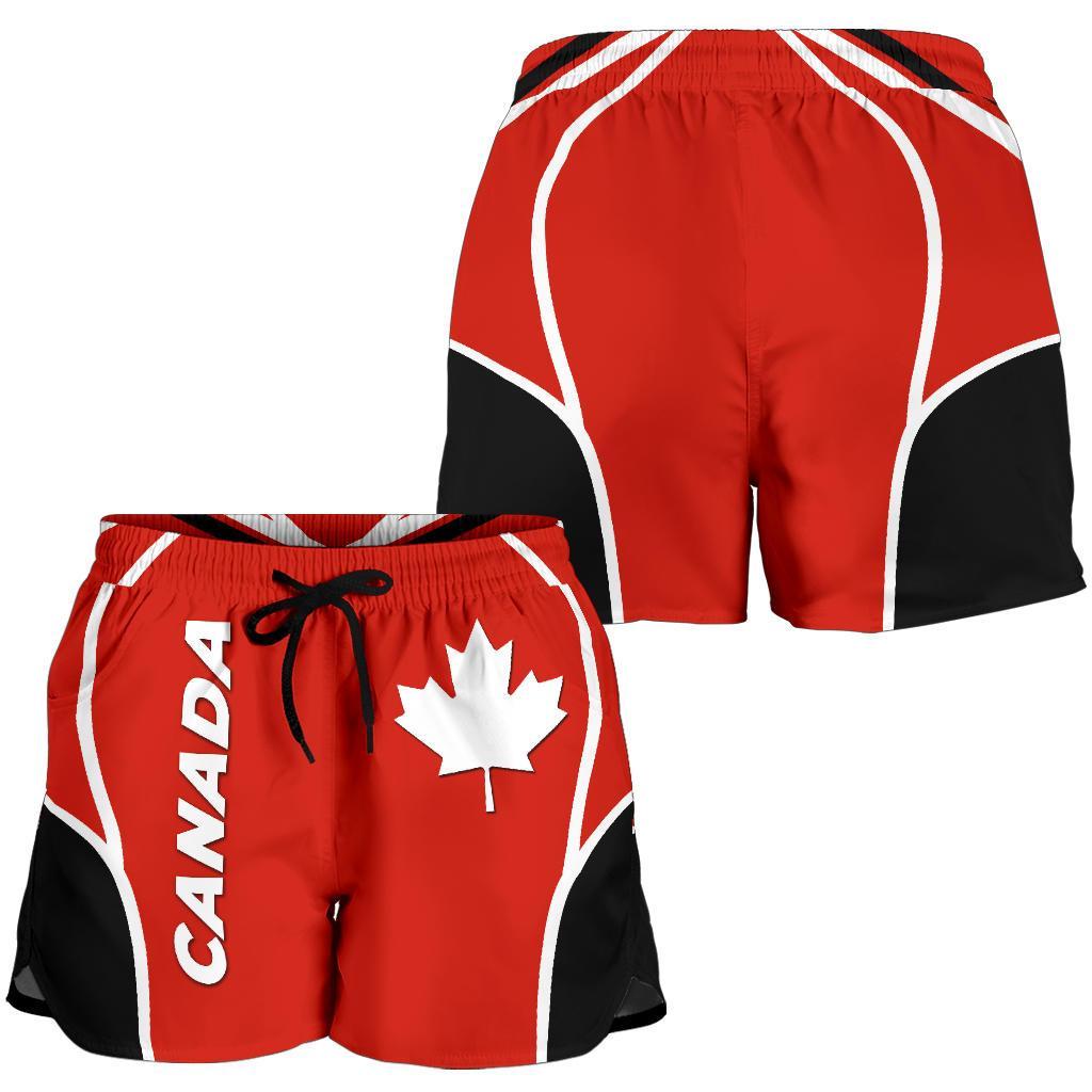 Canada Women'S Shorts- Canadian Maple Leaf Sport Style - Vibe Hoodie