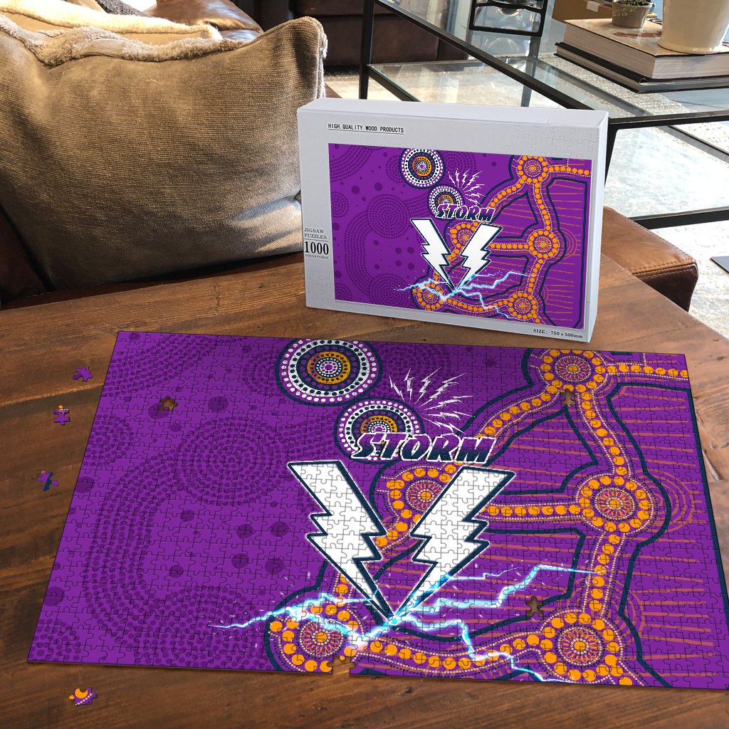 storm-premium-wood-jigsaw-puzzle-melbourne-indigenous-thunder