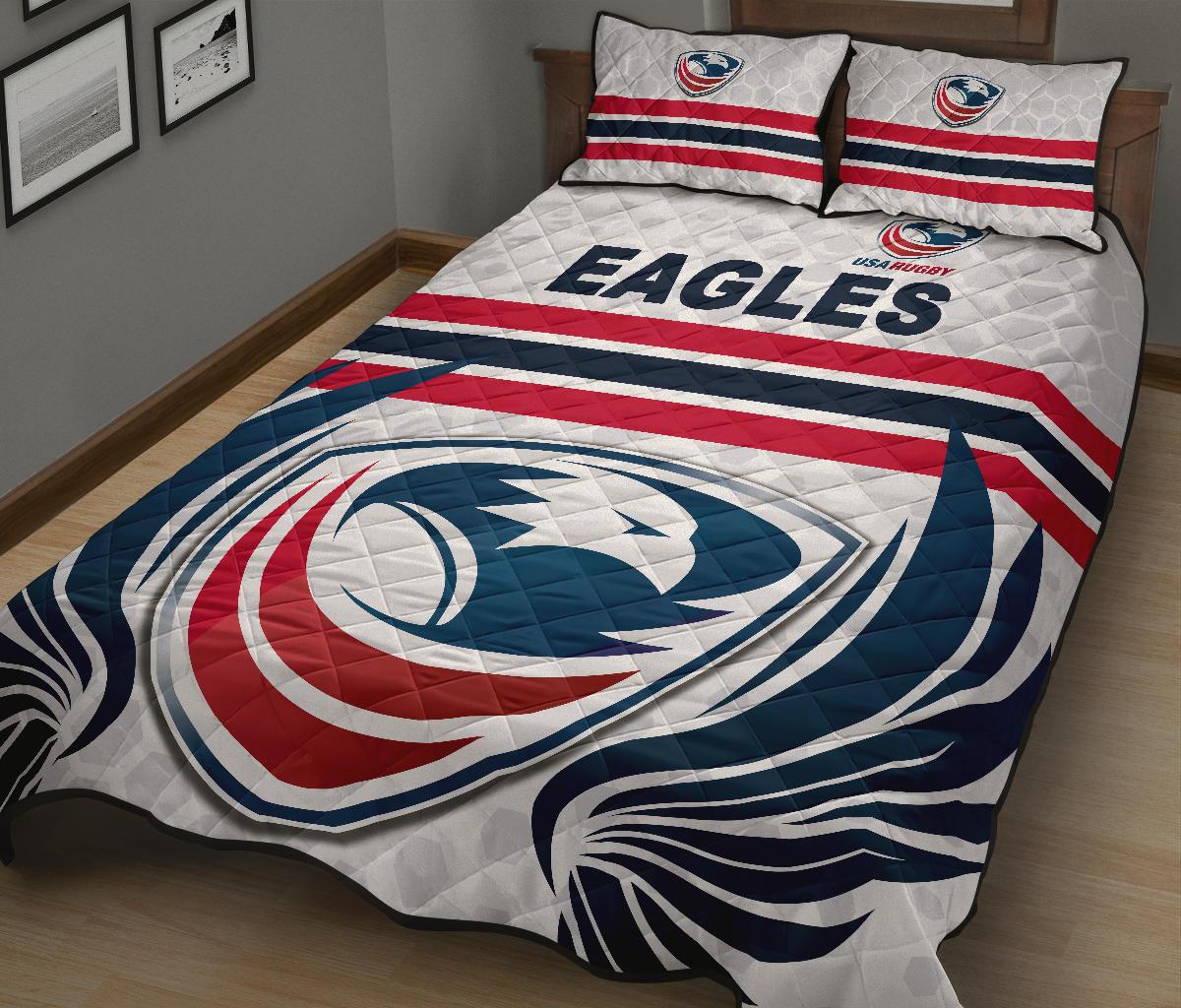 usa-rugby-eagles-quilt-bed-set-simple-style-white