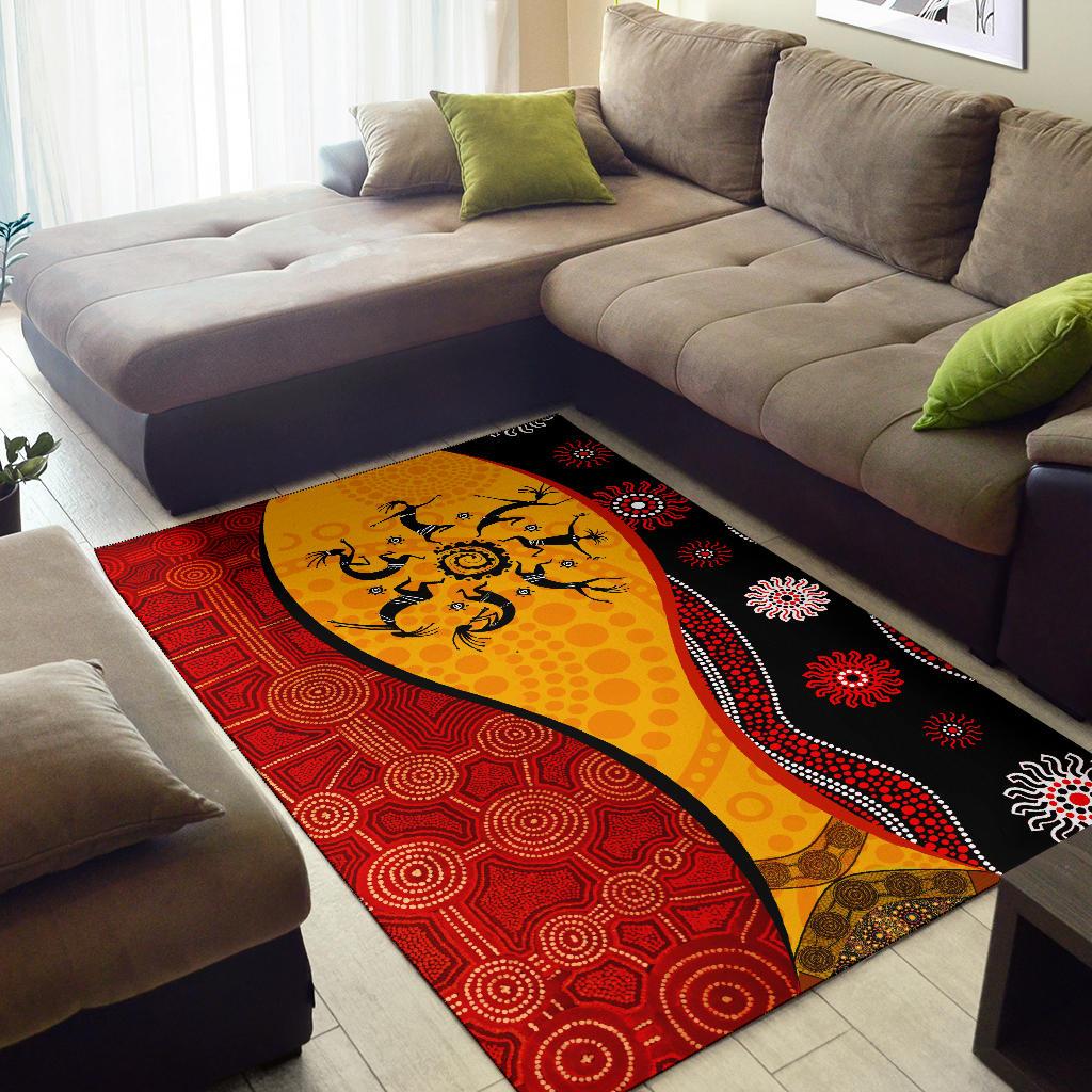 aboriginal-rugs-koori-dot-acrylic-paint-dreamtime-dance