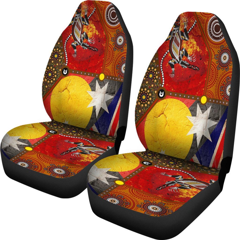 car-seat-covers-aboriginal-dot-painting-flags-crocodile
