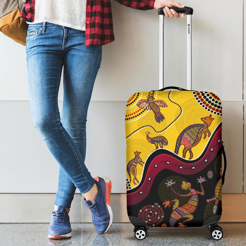 aboriginal-luggage-covers-indigenous-animals-life-art