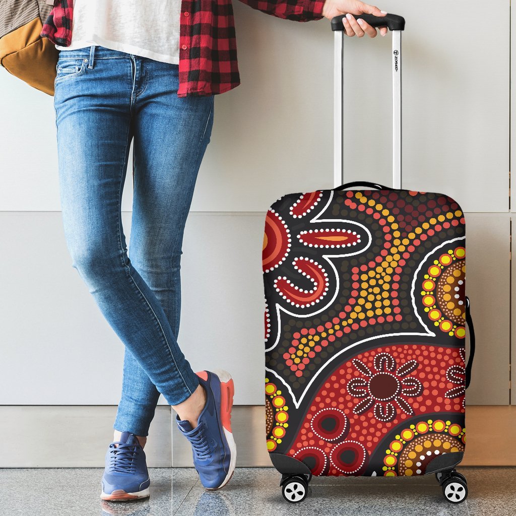 aboriginal-luggage-covers-indigenous-circle-dot-painting-style-1