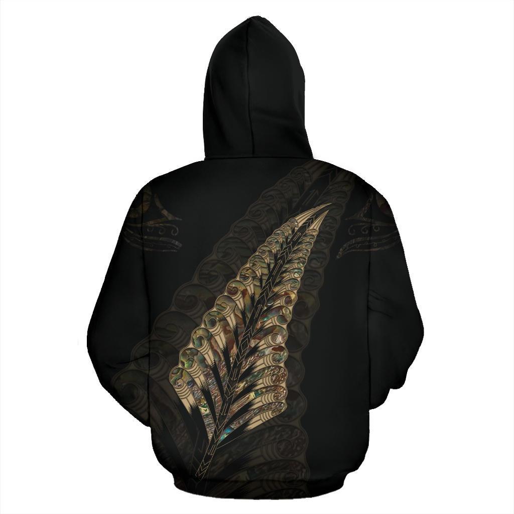 new-zealand-golden-paua-shell-fern-hoodie