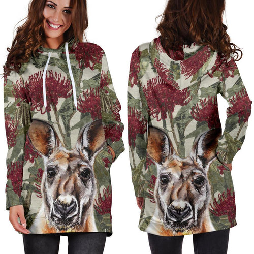 hoodie-dress-kangaroo-hoodie-waratah-painting