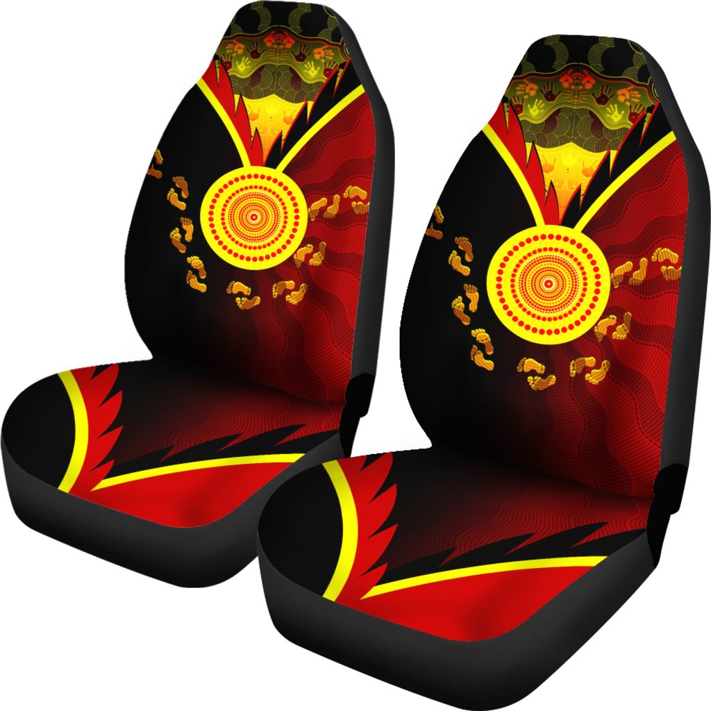aboriginal-car-seat-covers-indigenous-flag-with-footprint-hand-art