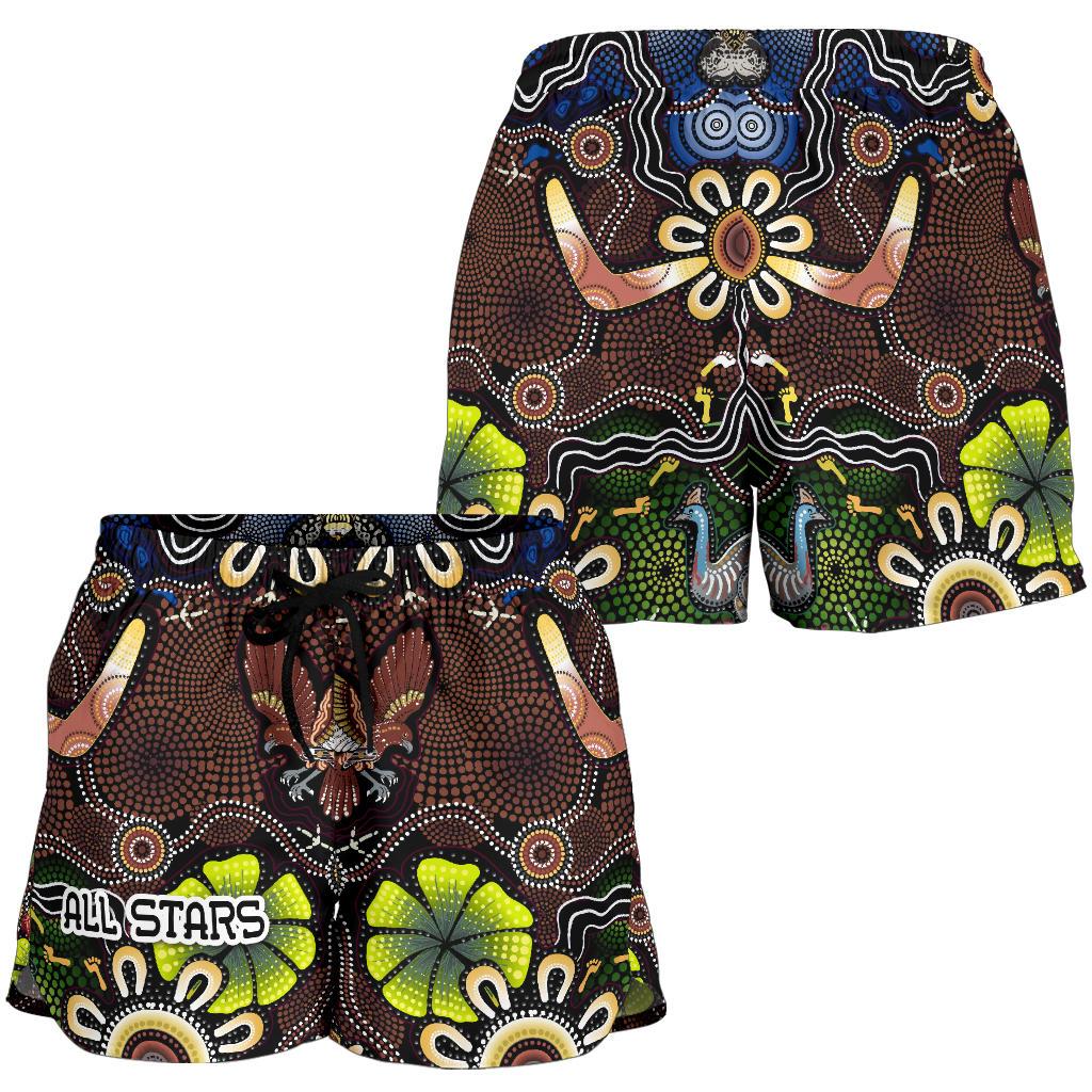 Indigenous Women Shorts All Stars Ethnic Style - Vibe Hoodie