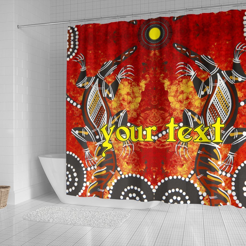 custom-shower-curtains-aboriginal-crocodile-and-kangaroo