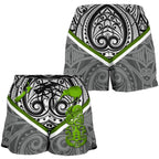 New Zealand Maori Rugby Women Shorts Pride Version - Gray - Vibe Hoodie