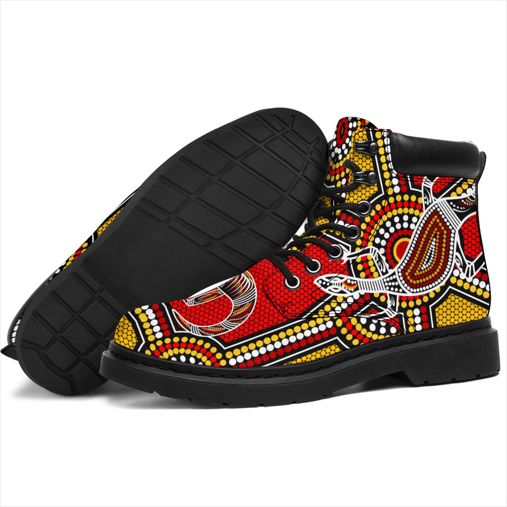 aboriginal-all-season-boots-kangaroo-dot-painting-patterns