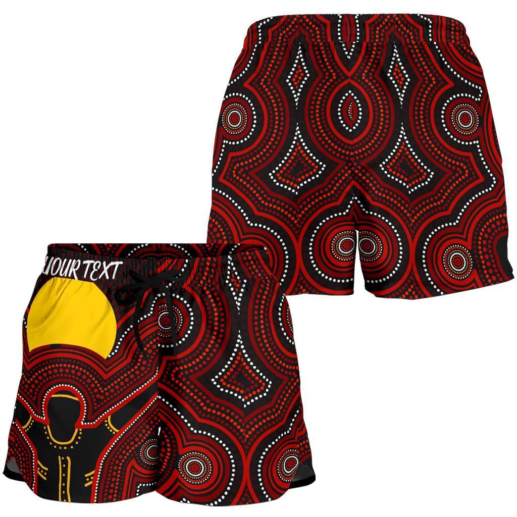 Aboriginal Personalised Women's Shorts  - The Sun Always Shines - Vibe Hoodie