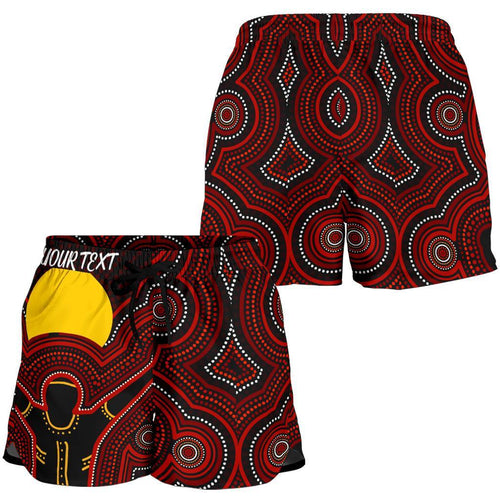Aboriginal Personalised Women's Shorts  - The Sun Always Shines - Vibe Hoodie