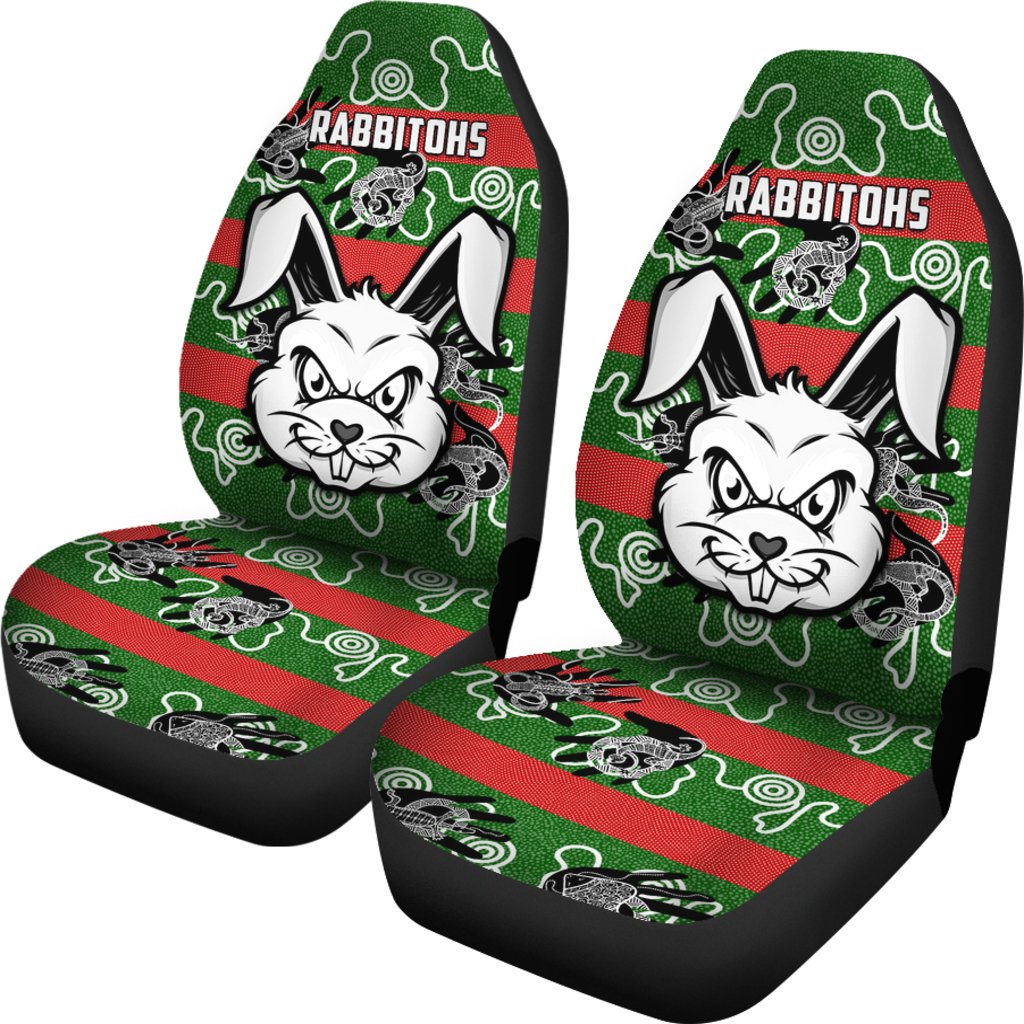 rabbitohs-indigenous-car-seat-covers-rabbit-head