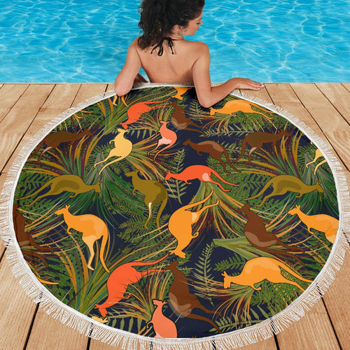 beach-blanket-kangaroo-blanket-australia-ver01-59-x-59-inches